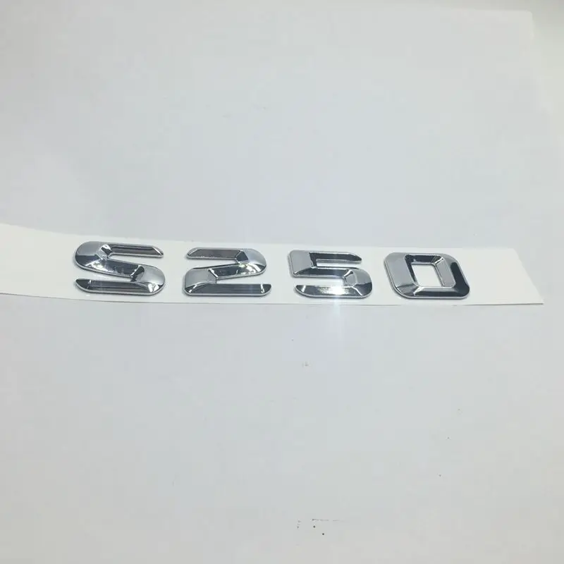 Автомобильная наклейка для Mercedes Benz S Class S200 S220 S250 S300 S320 S350 S400 S420 S450 S500 S63 буквы