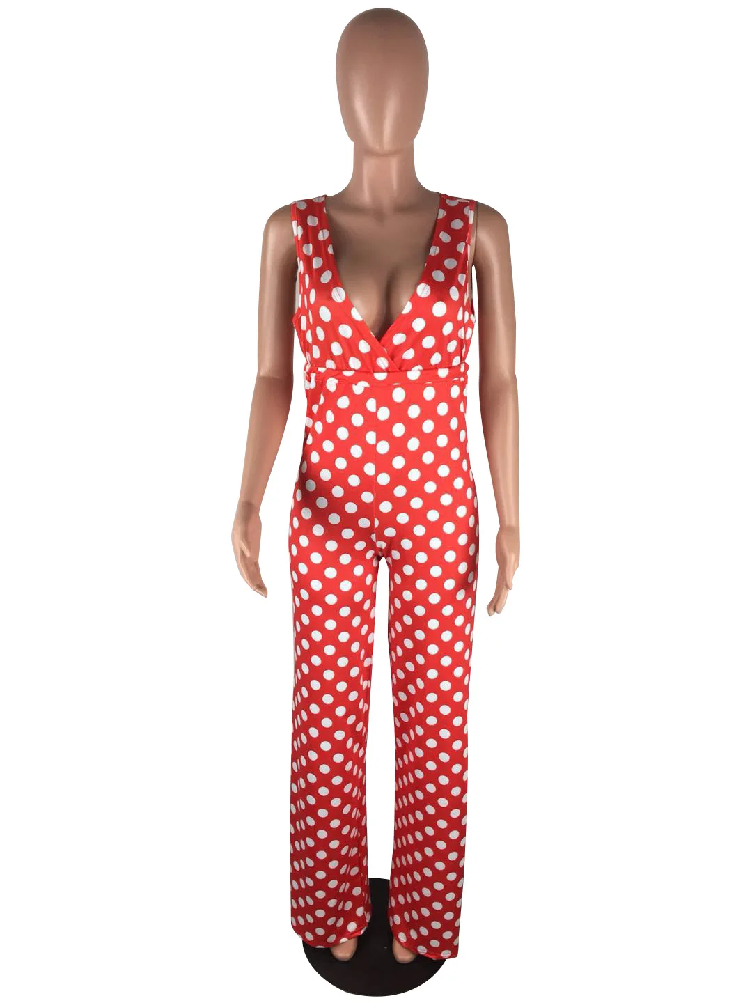 Женский комбинезон с v-образным вырезом Свободный Женская негабаритная одежда