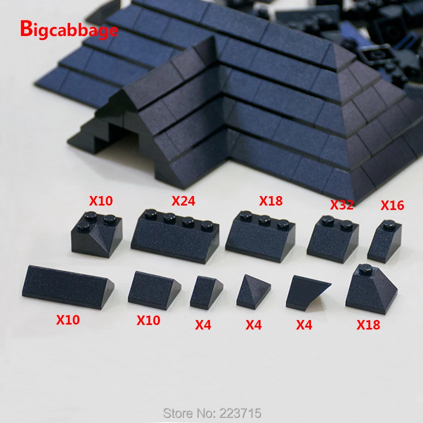 

*Roof Tiles pack* brick pack DIY enlighten block brick set No. 6119 Compatible With Other Assembles Particles