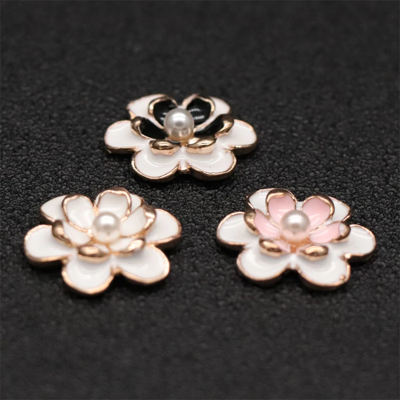 10Pcs Sewing Accessories Hair Scrapbooking Craft Decorative Button Rhinestone Flower Buttons DIT Baby | Дом и сад