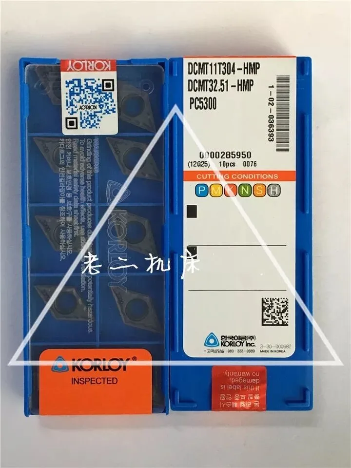 100 шт. DCMT11T308 HMP PC5300 KROLOY вставки из цементированного карбида токарный инструмент с