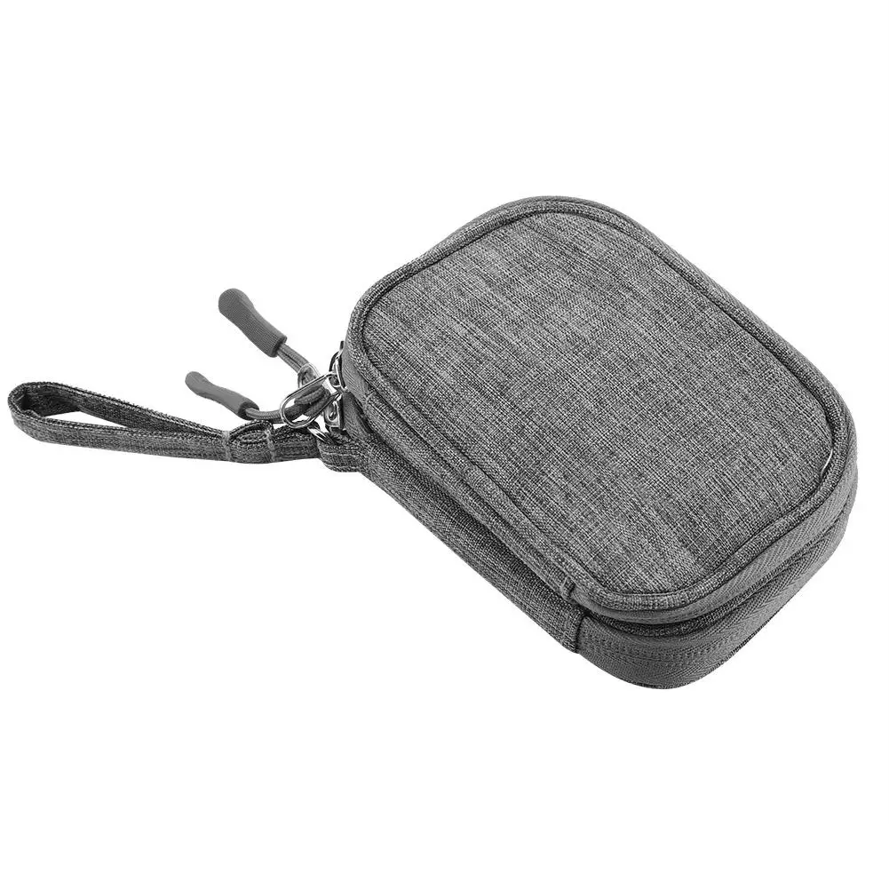 Zerodis Portable Digital Power Bank Storage Bag Data Cable U Disk Pouch Travel Pack | Дом и сад