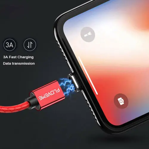 Floveme 3A Магнитный usb type C Micro Быстрая зарядка и синхронизация данных зарядный кабель для телефона