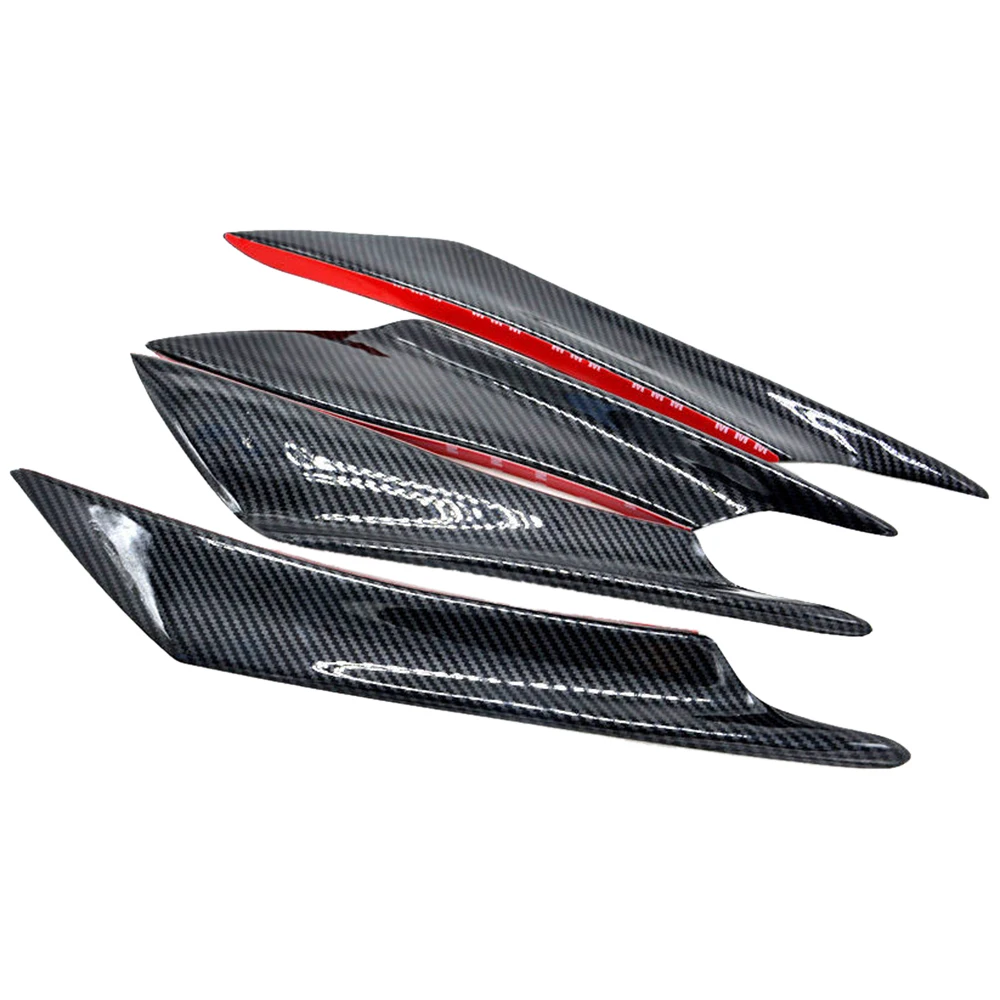 Автомобильный спойлер 4 шт. сплиттер ласты кузов наконечник воздушный нож