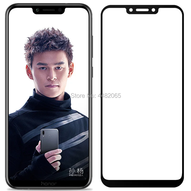 3D закаленное стекло для Huawei Honor Play полное покрытие 9H защитная пленка Защита