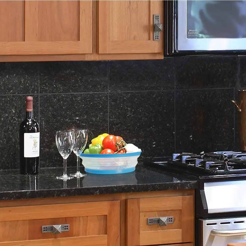 Promotion! Collapsible Microwave Plate Cover Colander Strainer for Fruit Vegetables | Дом и сад