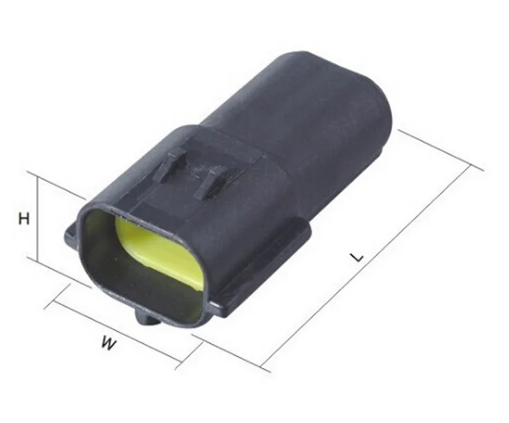 5set 1P Automobile Waterproof Automotive Line Terminal Auto Wire Terminals Electrical 1 Pin Connectors Dj70216y-1.8-11 174354-2 |