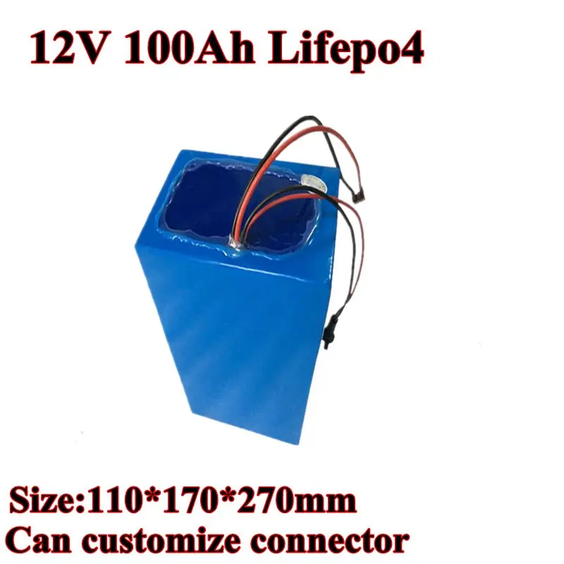 12V 100Ah LiFepo4 аккумулятор для RV кемпинга автомобиля морской солнечной системы Лодка