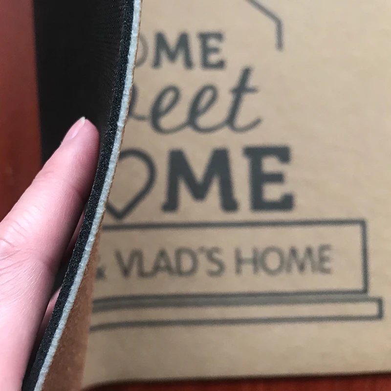 Коврик для входной двери на заказ противоскользящий напольный мат прихожей