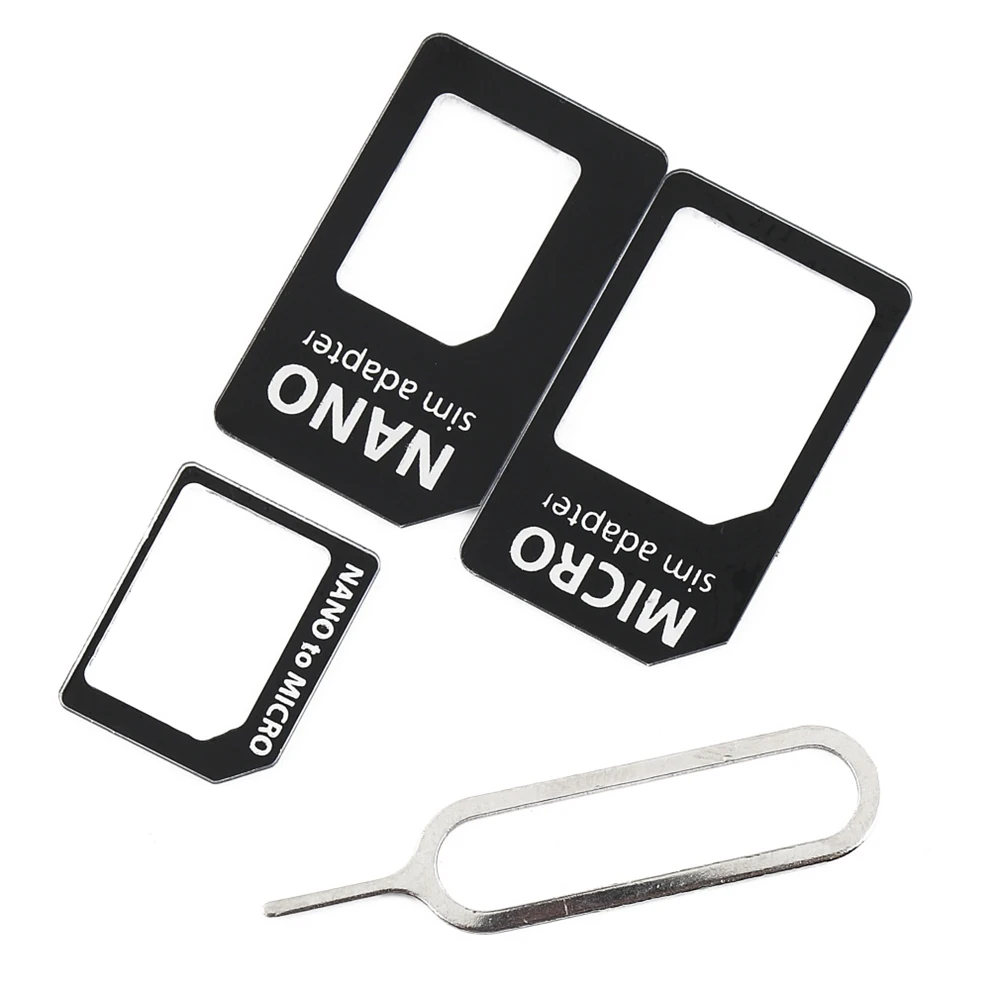 Набор ACTECOM Adaptador Tarjeta NANOSIM MICROSIM SIM para iPhone SE 4 4S 5 5S 5C 6 6S Plus Y | Мобильные телефоны и
