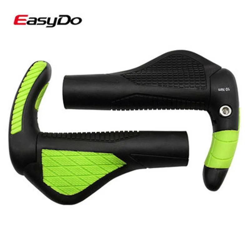 Lock On Bike Bicycle Grips Easydo Ergonomic Soft Comfortable MTB Handlebar Fiberglass Bar End Top Quality | Спорт и развлечения