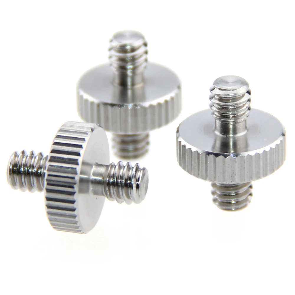 Camvate 1/4 &quotMale to 1/4&quot Male двусторонний винтовой адаптер (в упаковке 3) C1229|Аксессуары