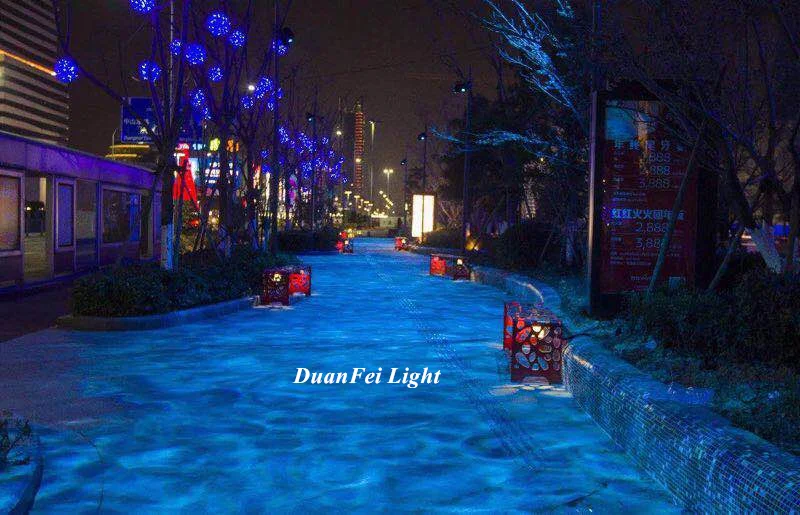 4 шт. высокомощное наружное ландшафтное украшение водная волна led освещение