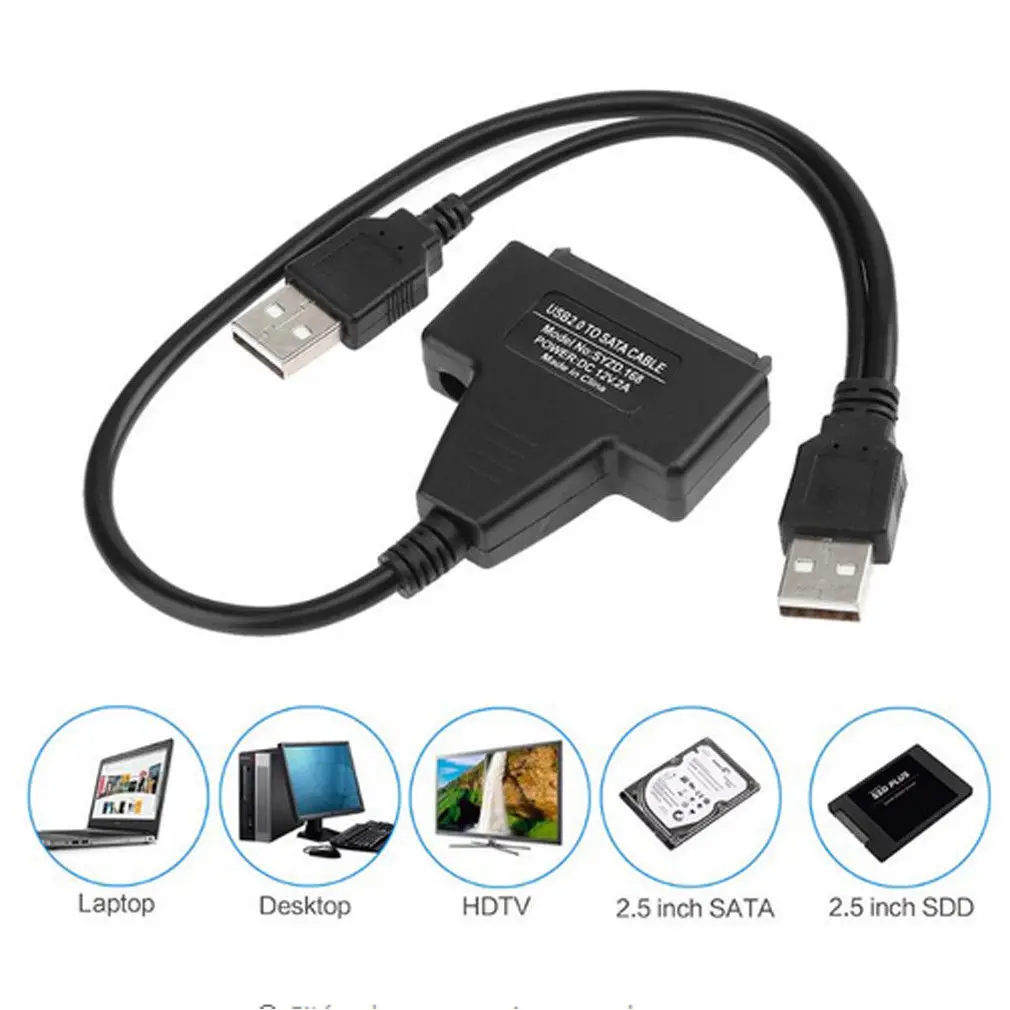 Горячий 2019 USB 3 0 к SATA 2 5 &quotадаптер Кабельный считыватель для внешнего жесткого