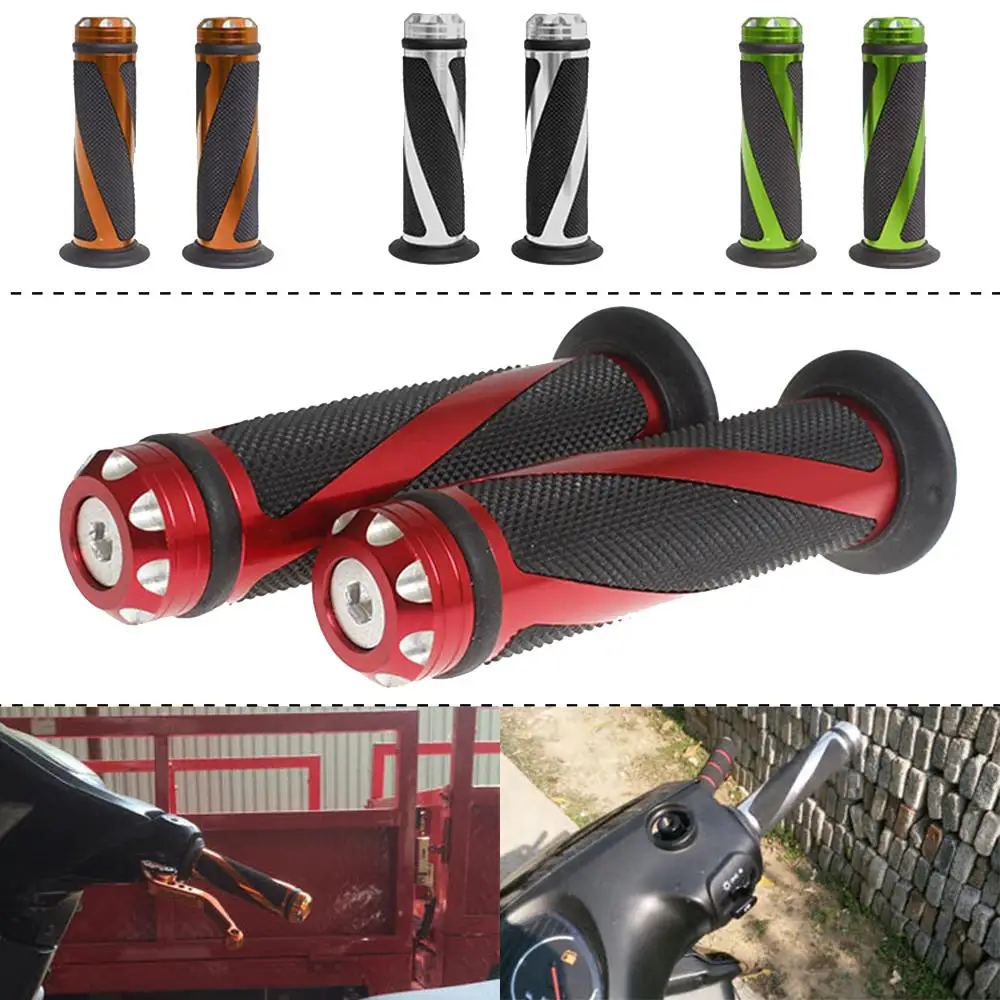 

Rubber Motorcycle Accessories Universal Scooter Handlebar Moto Horn Corner Handle Slip Rubber Sleeve Handle Brake Grips