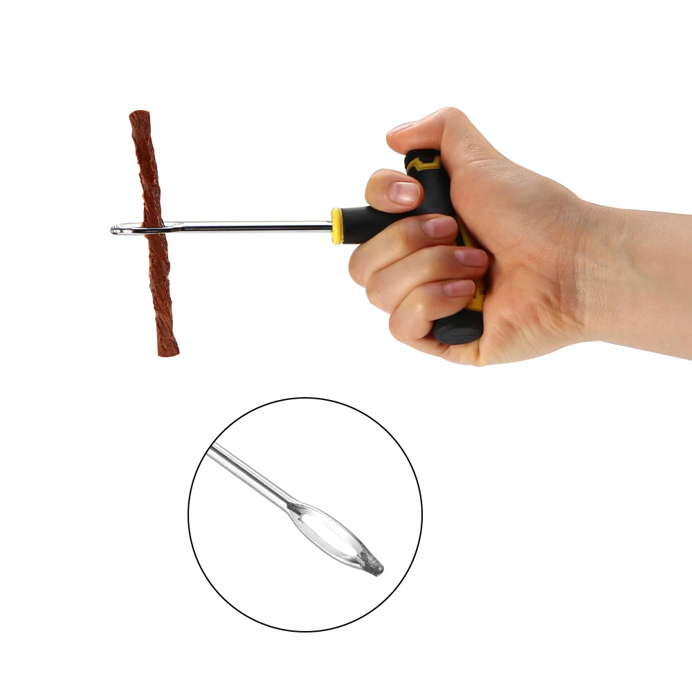 Tire Repair Tools Kit 6Pcs Car Accessories Auto Bike Tubeless Tyre Puncture Plug Hand | Инструменты
