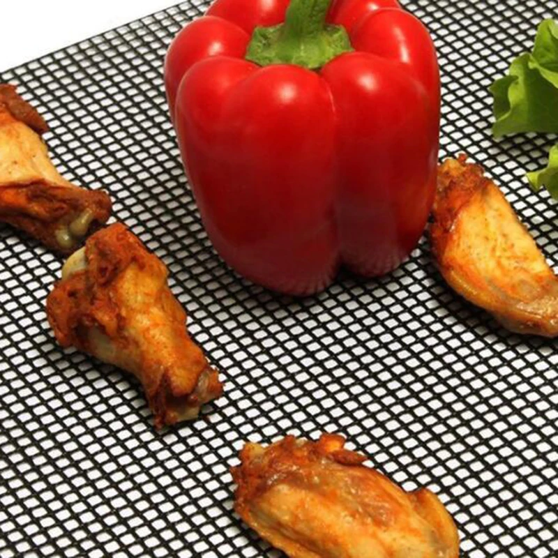 Сетка для гриль барбекю коврик активного отдыха теплостойкость и антипригарная