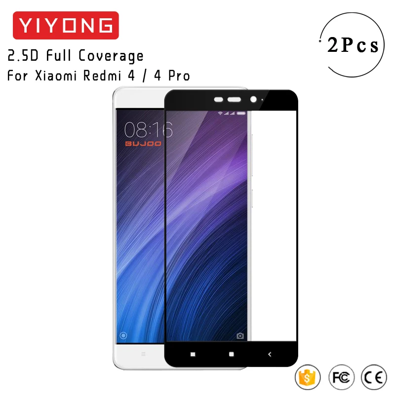 YIYONG полное покрытие экрана стекло для Xiaomi Redmi 4 Pro закаленное Xiomi 4A Защита 4X Стекло |