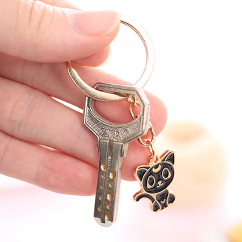 Cat Cartoon High Quality Unique Key Chain 10 Models 1PC Beautiful Women Men Graceful 2020 New Arrival Allergy Free Party Gifts | Украшения