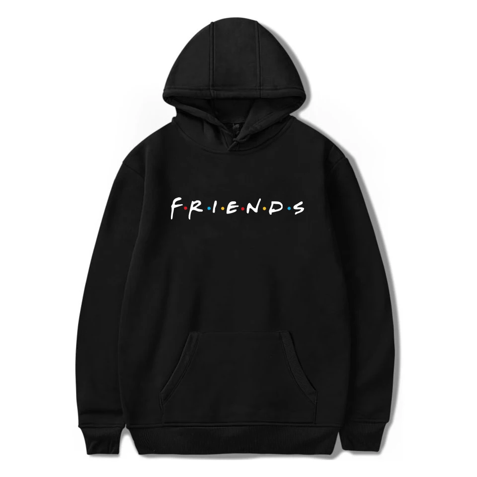 LUCKYFRIDAYF 2018 модные теплые мягкие женские толстовки унисекс с надписью Friends свитшот