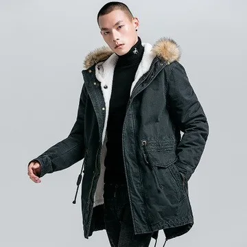Осенне-зимняя модная Новая мужская хлопковая одежда куртка в Европе и Америке |