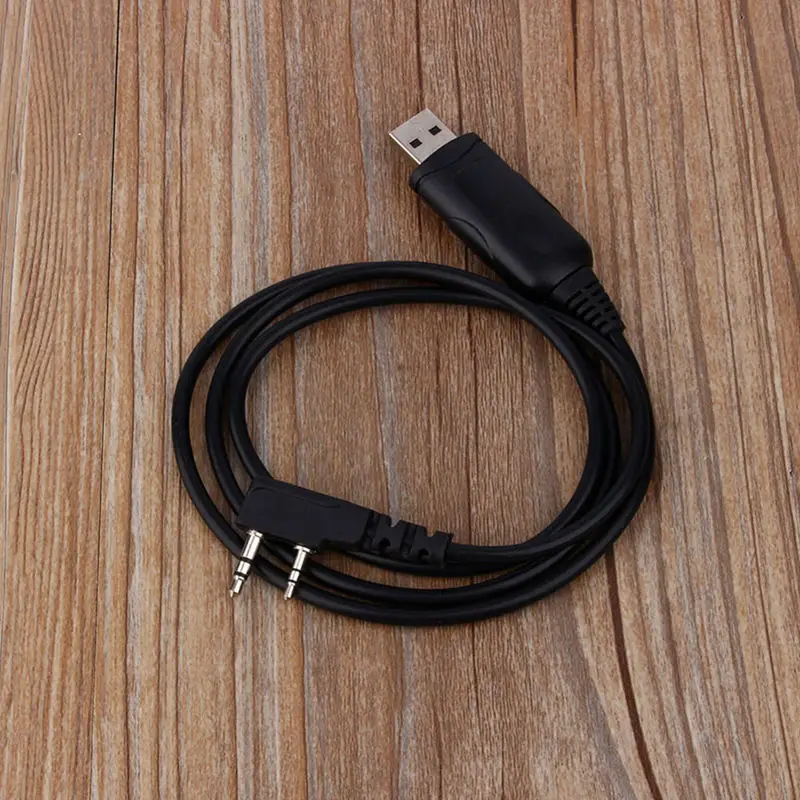 Usb Кабель для программирования Baofeng Uv-5R 888S Kenwood 2 Pin Радио Walkie Talkie аксессуары Usb2.0 1 м