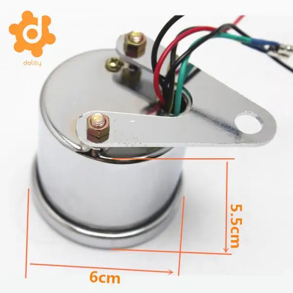 Светодиодный Тахометр dolity для мотоцикла цифровой тахометр с подсветкой