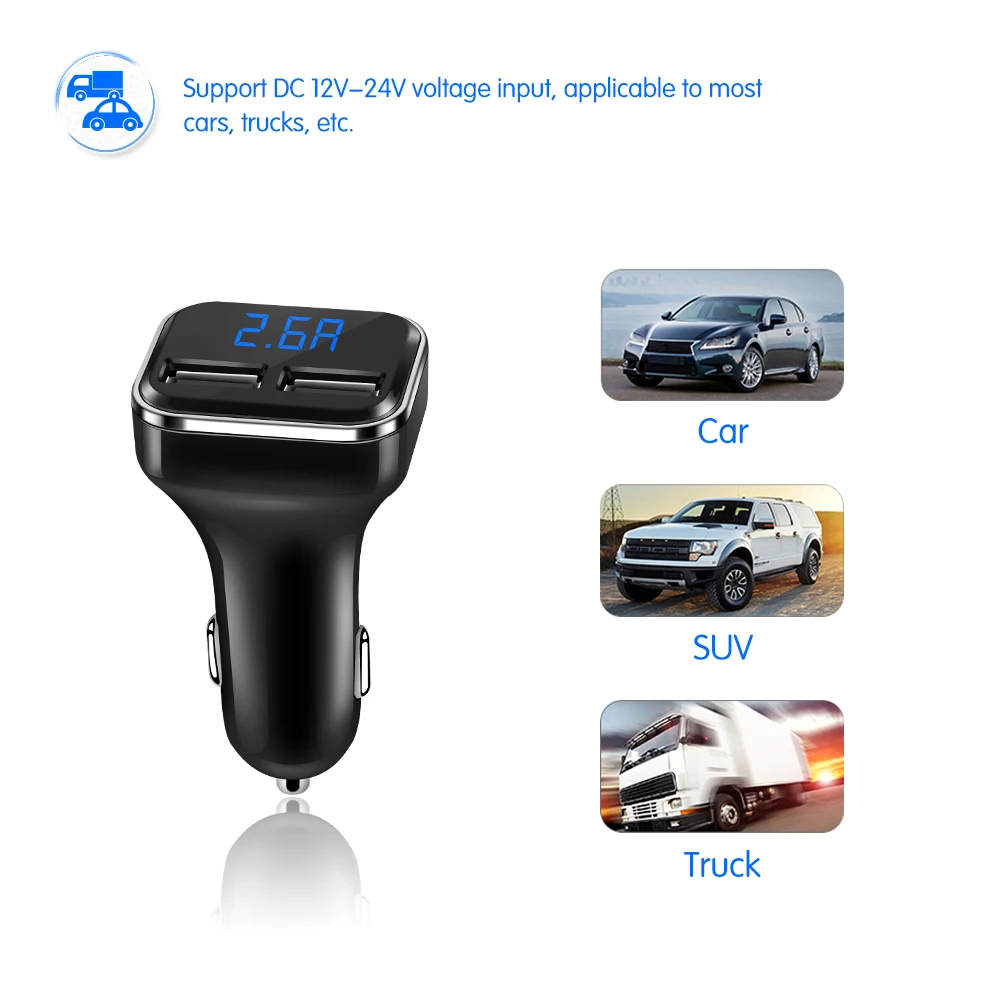 Смарт USB быстрое автомобильное зарядное устройство DC 12 24V Электроника
