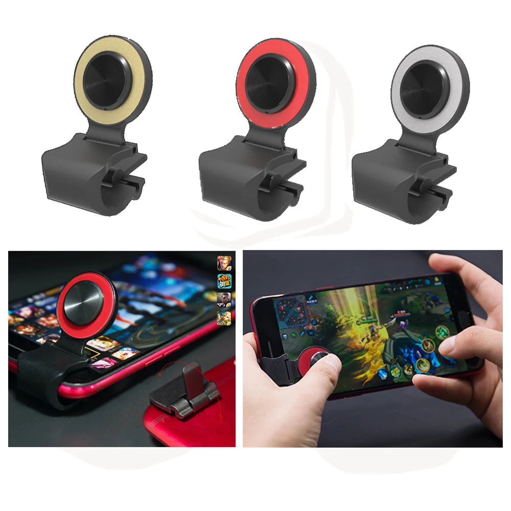 

New 1Pcs Ultra-thin Touch Screen Mobile Phone Joystick for Phone Arcade Games Controller Touch Joystick For iOS Android