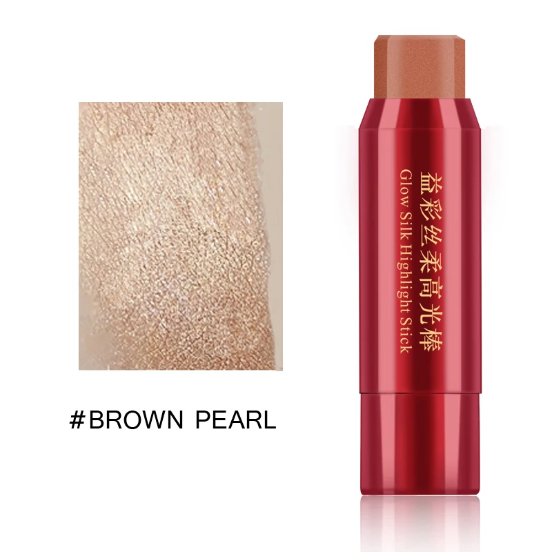 2 цвета макияж для лица Мерцающая палочка подсветка высокий светильник ing пудра