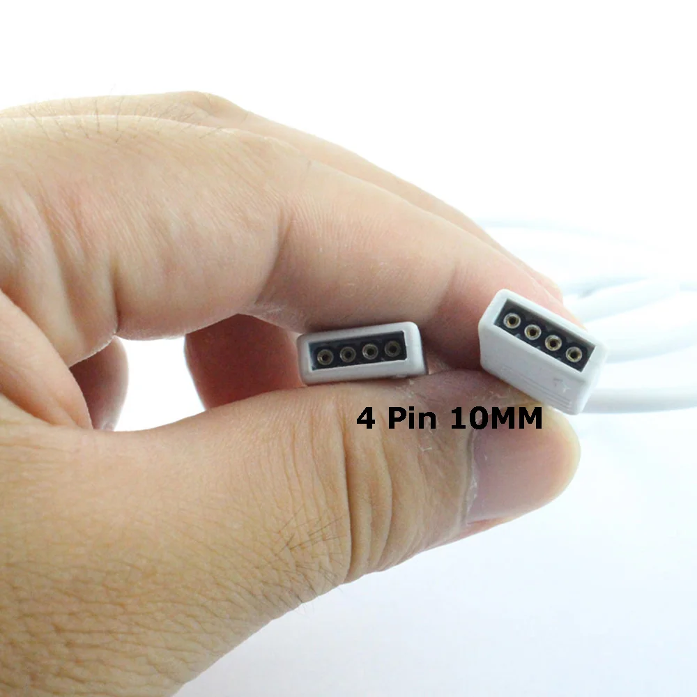 4Pin RGB 5Pin RGBW Светодиодная лента разъем 12 мм удлинитель светодиодное освещение