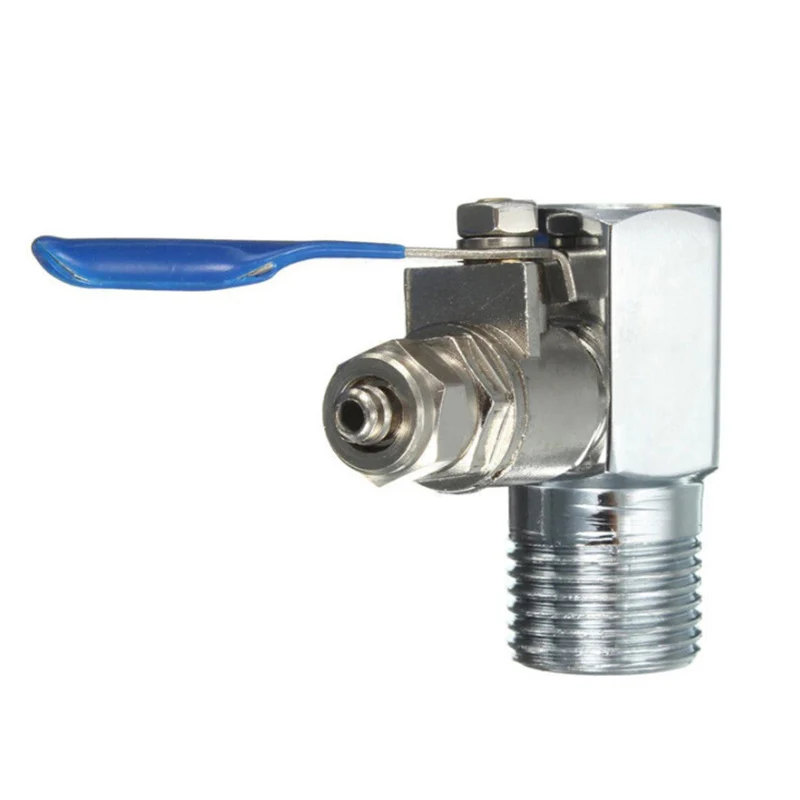 Очиститель воды шаровой клапан трубы 1/2 &quotBSP до 1/4&quot трубный шланг Мужской