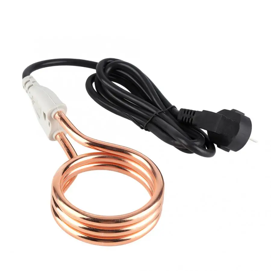 Популярный Электрический погружной водонагреватель для жидкостей 250 В 1800 Вт