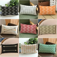 cotton linen pillow case throw pillowcase cotton linen printed pillow covers office home textile letter leaf