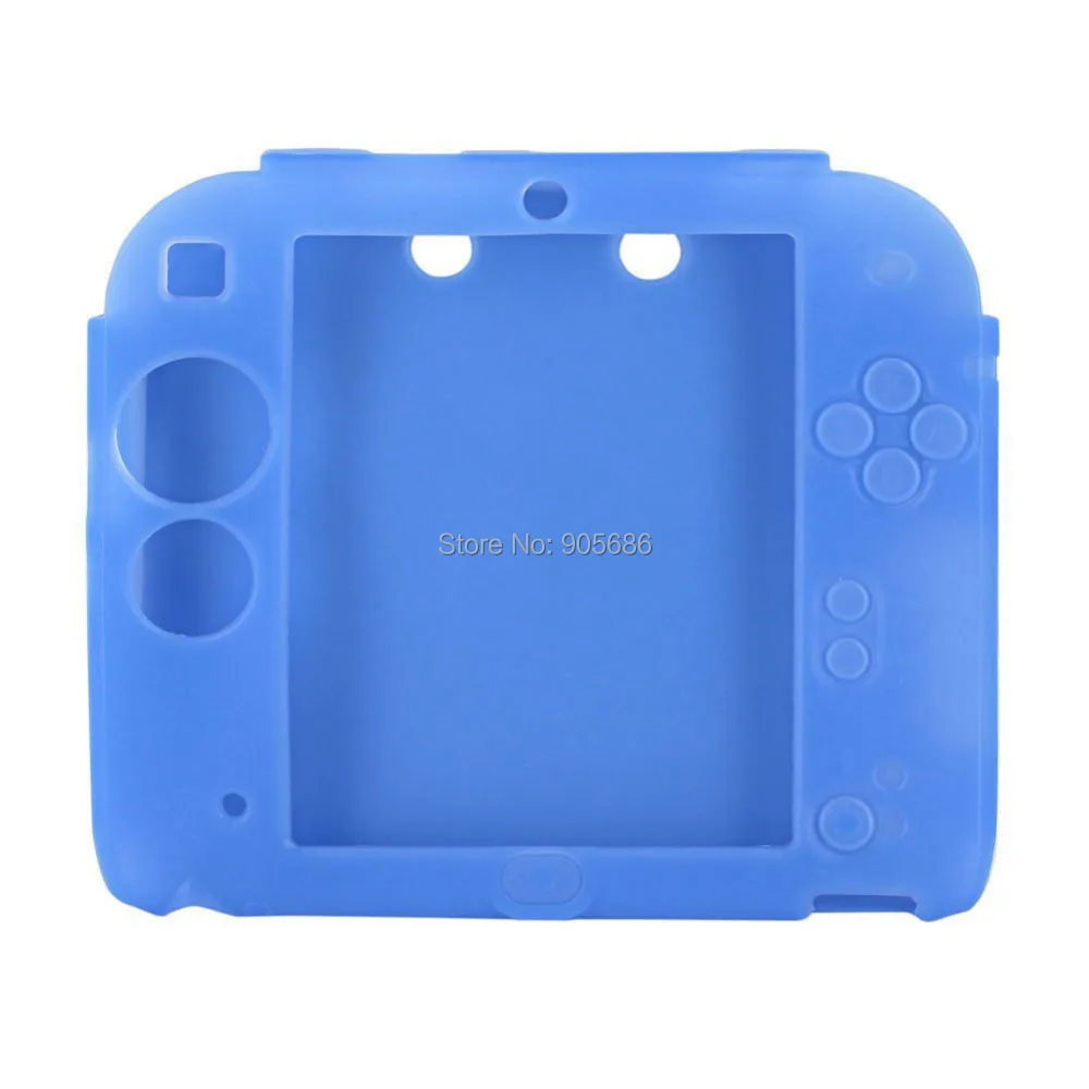 EXLENE Мягкий силиконовый чехол для 2DS защитный мягкий гелевый резиновый кожи |