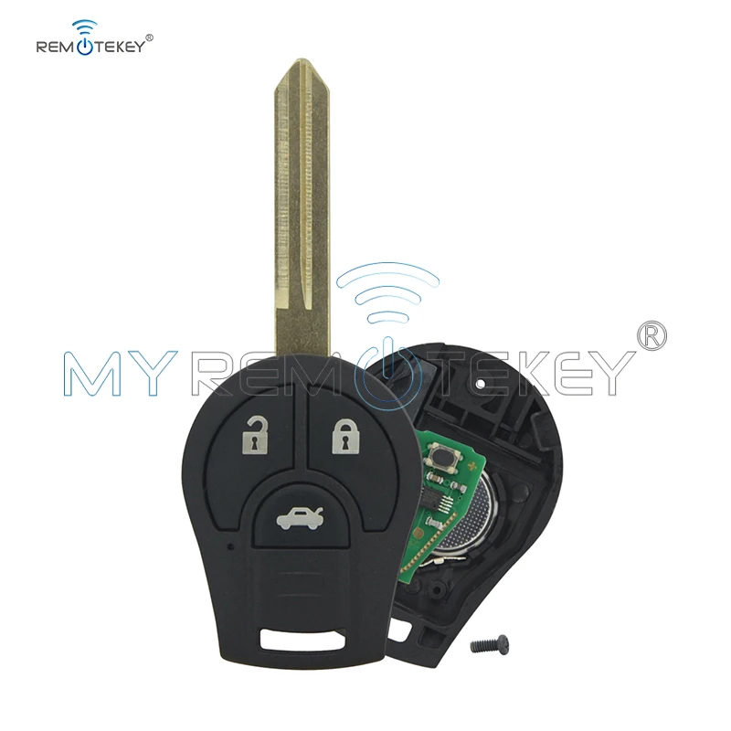 

Remtekey auto remote key fob 3 button 433mhz with ID46 chip for Nissan Cube Rogue 2008 2009 2010 2011 2012 2013