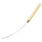 Натяжной Нитевдеватель для волос, деревянная ручка инструмента с железной проволокой, крюк-удлинитель для волос, микро кольца, бусины, бесплатная доставка