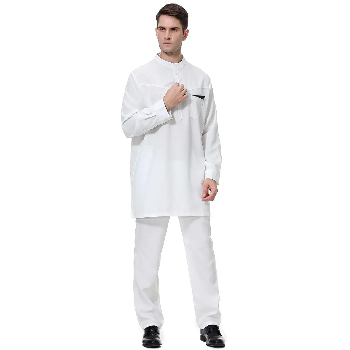Мусульманский костюм для мужчин комплект из 2 предметов: джилбаба брюки