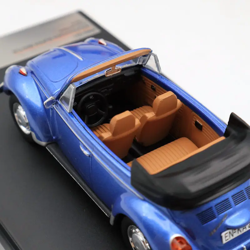 Премиум X 1:43 SUPER BEETLE модель для литья под давлением с металлическим синим верхом