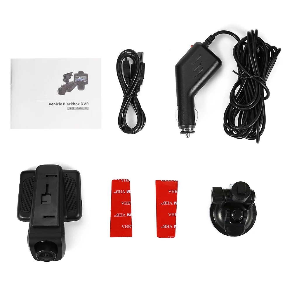 ZEEPIN A307 WiFi авто-видеорегистратор с экраном IPS 2,45 дюйма, 1080P FHD 1920 X 1080, поддержка функции парковки и циклической записи.