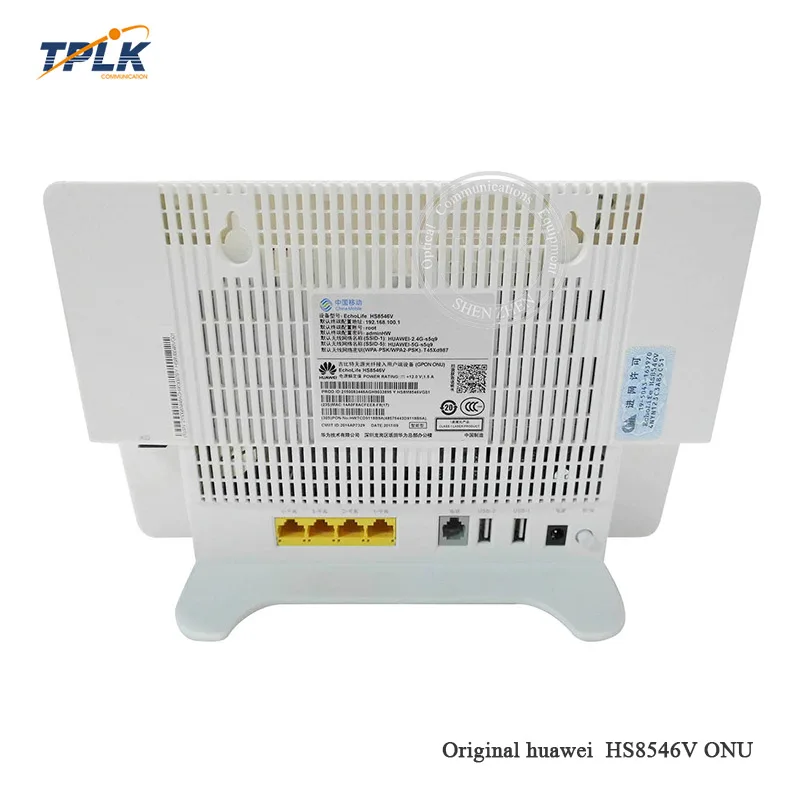 Горячая продажа 10 шт. Хуа Вэй с 4GE + 1TEL 2USB WIFI порты HS8546V ONU ONT такие же функции как HG8245H