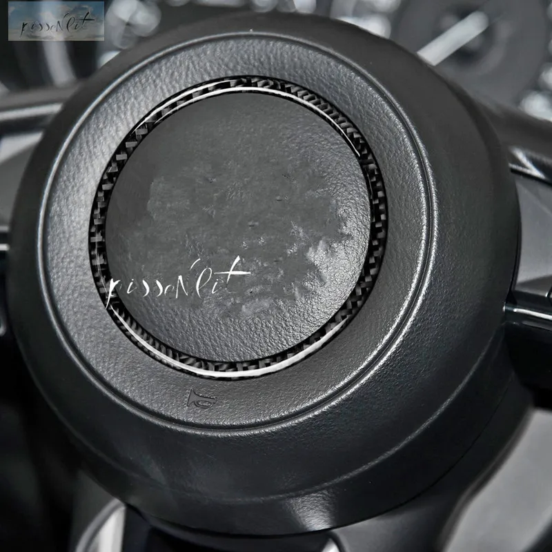 Для Mazda3 Axela/ATENZA/CX 4/CX 5 2017 2018 Real Carbon Fiber Автомобильный интерьер руль автомобильный