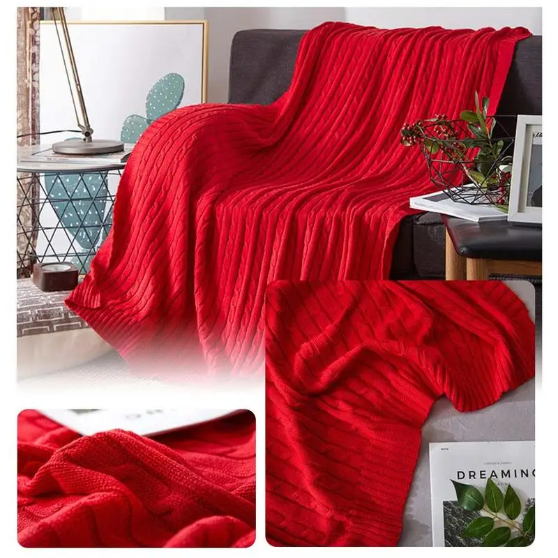 

120*180cm Warm Cotton Blanket Coral For Sofa Air Throw Travel Manta Soft Blanket For Beds Throws Fleece Blanket