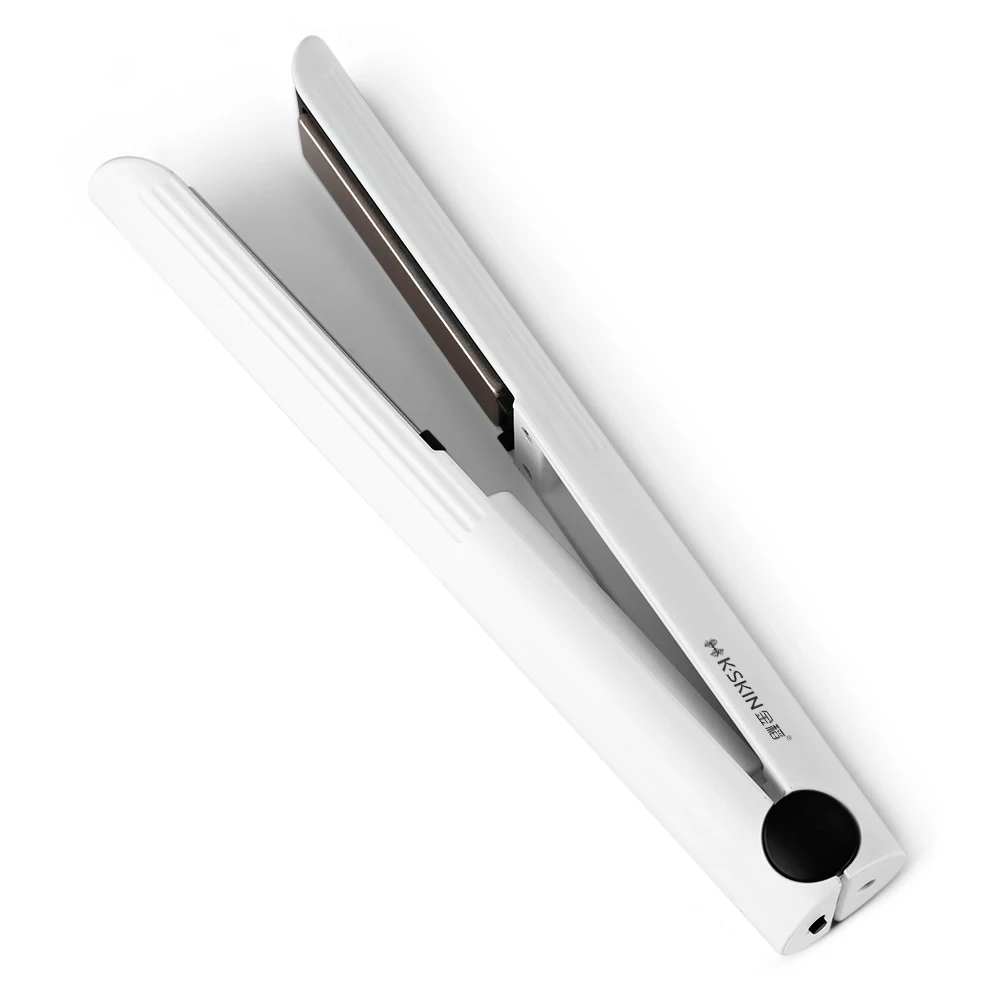 K_SKIN KD - 386 Portable Rechargeable Hair Straightener Curler Roller Ceramic Iron Styling Tool Adjustable Temperature Fast Heat | Бытовая