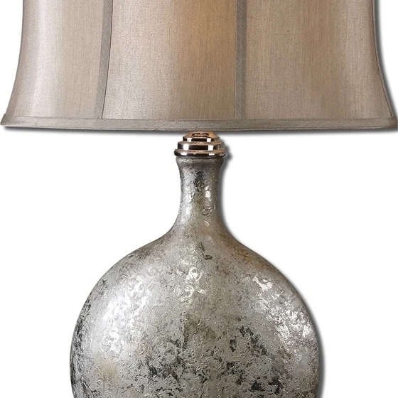 Серебристая настольная лампа Navelli|Настольные лампы| |