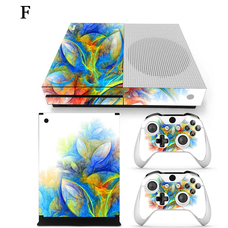 Game Console Skin Sticker Protector For Microsoft Xbox One Slim Artistic Protective Stickers Controllers | Электроника