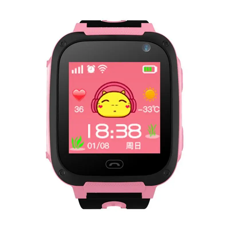 V6 Детские умные часы для безопасности телефон с sim картой LBS трекер камера Bluetooth