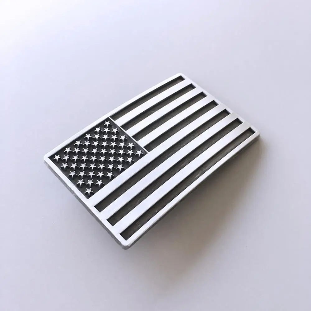 Новинка винтажный прямоугольный ремень с американским флагом США пряжка BUCKLE FG028AS