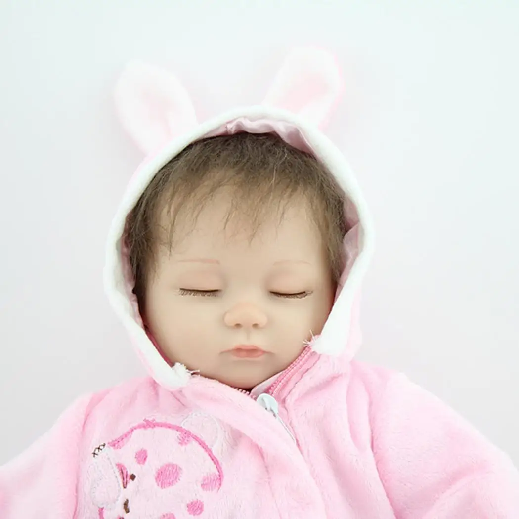 Детская Мягкая силиконовая Реалистичная одежда для детей 2 4 лет Reborn Baby Doll collectibles