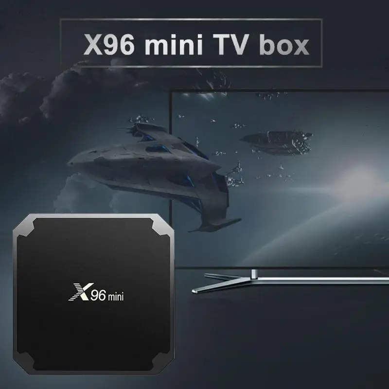 X96 Мини ТВ-бокс Android 7 1 OS Smart tv BOX S905W четырехъядерный WiFi телеприставка ГБ 8 X96mini